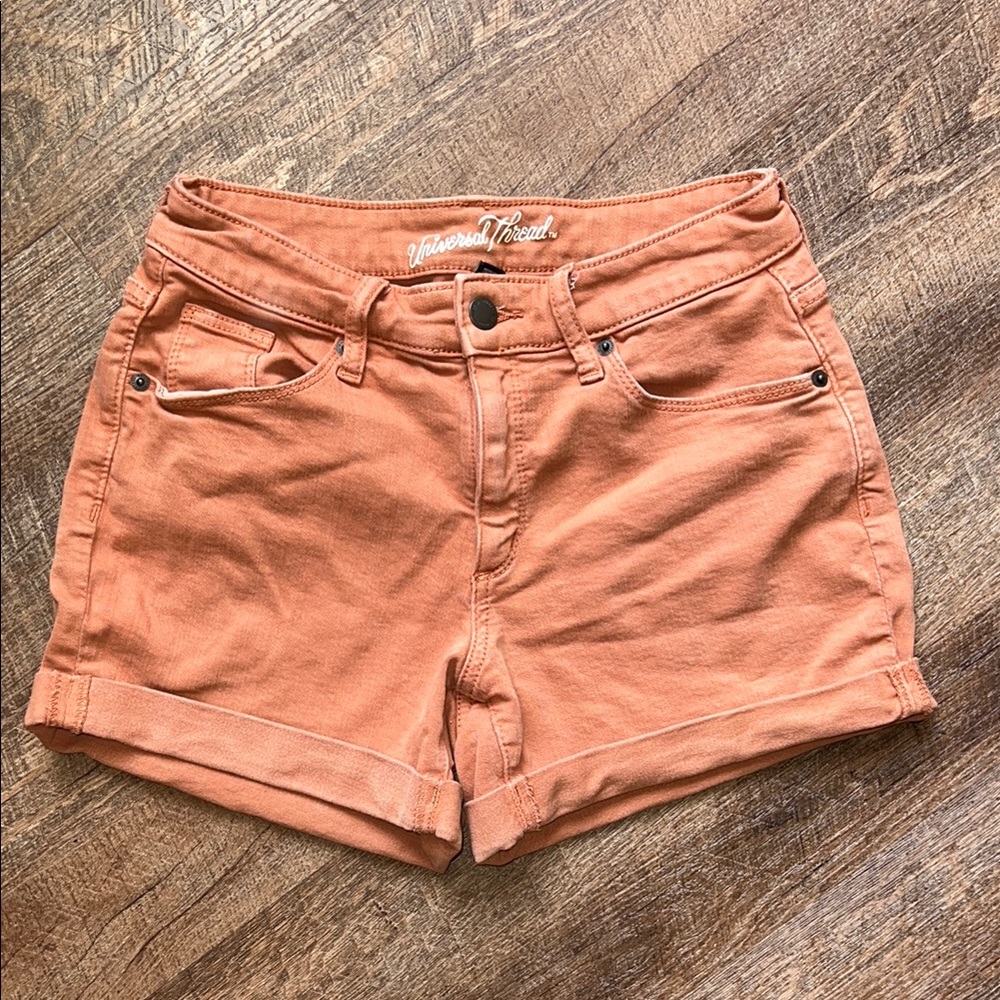 Universal Thread Women's Rust Jean Shorts